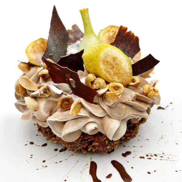 Pavlova Chocolat – Noisette – Banane – Praliné par pavlovas Joël MAIER, photo N°3