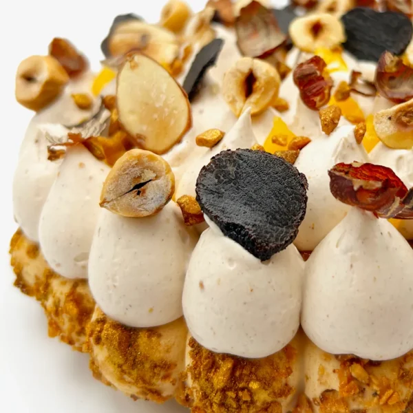 Pavlova des Rois Praliné – Clémentine de Corse – Truffe par Pavlovas Joël MAIER, photo N°4