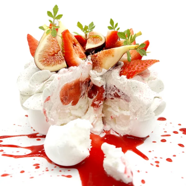 Pavlova Figue – Fraise – Vanille par Pavlovas Joël Maier, photo N°2