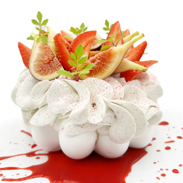 Pavlova Figue – Fraise – Vanille par Pavlovas Joël Maier, photo N°3