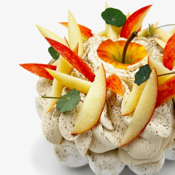 Pavlova Pomme – Caramel… Façon Tatin par Pavlova Joël MAIER, photo N°3