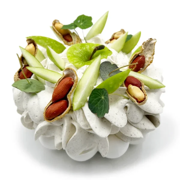 Pavlova Pomme verte – Cacahuète – Vanille par pavlovas Joël MAIER, photo N°3