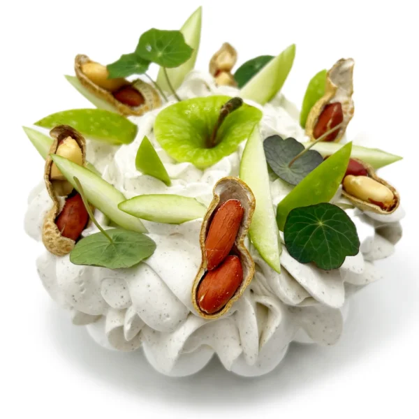 Pavlova Pomme verte – Cacahuète – Vanille par pavlovas Joël MAIER, photo N°4